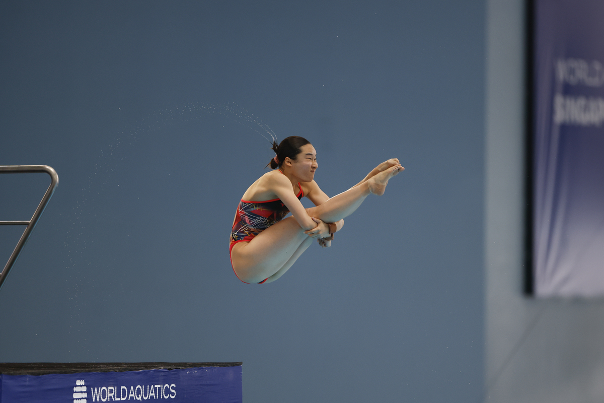日本跳水选手实现生涯最佳表现